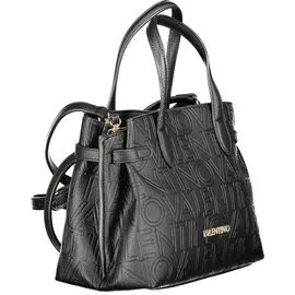 Valentino Pansy Shopper Polyurethan Black