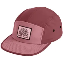 Ortovox Mountain Stripe Schildmütze Dunkel-Rot