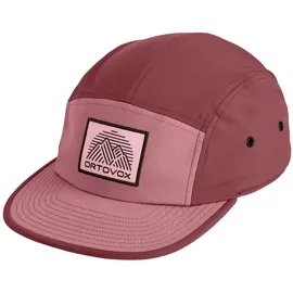Ortovox Mountain Stripe Schildmütze Dunkel-Rot