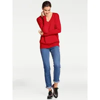 Heine V-Pullover rot XL