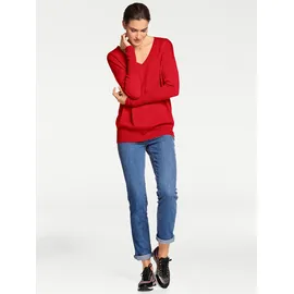 Heine V-Pullover rot XL