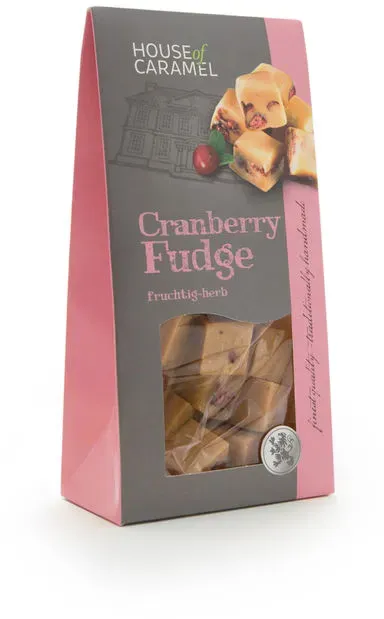 House of Caramel Cranberry Fudge