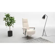 sit&more TV-Sessel Vario Comfort 70 x 124 x 85 cm Beige mit Kopfteilverstellung und 360° Drehfunktion