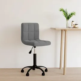 vidaXL Bürostuhl Samt dunkelgrau