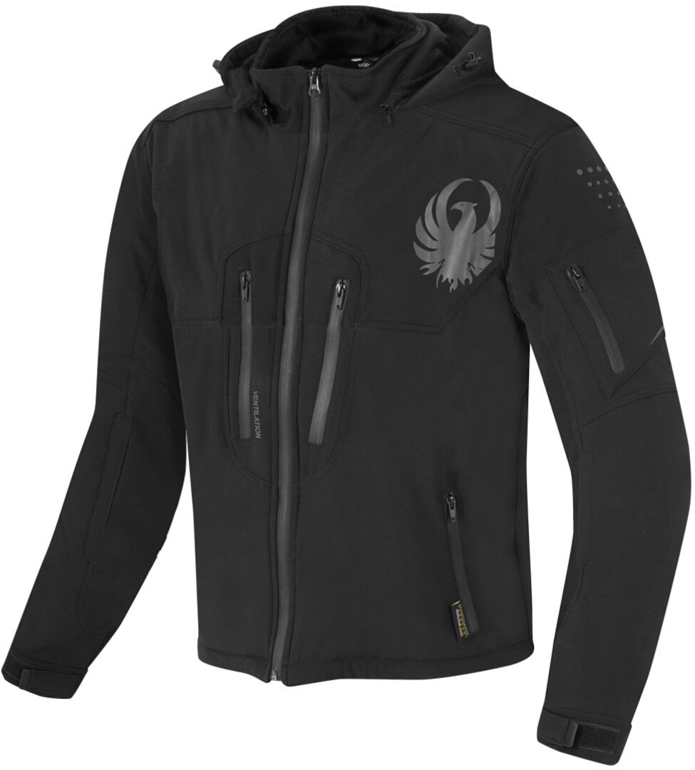 Merlin Dune Softshell Jas, zwart, S Voorman