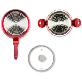 Excelsa Set Von 6 Stück Phoenix Aluminium Rot