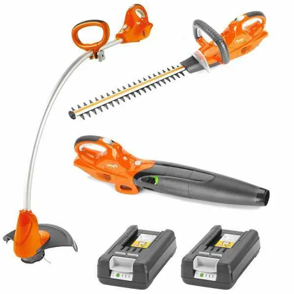 Flymo C-Li 20V3N1 - Garten Trimmer - Heckenschere - Laubbläser - Set 3 in 1 - batteriebetriebener Motor 20 V