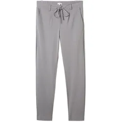TOM TAILOR Damen Lässige Stoffhose, grau, Uni, Gr. 42/32