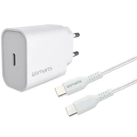 4smarts Schnelllade-Set 20W mit 1.5m USB-C zu USB-C Kabel