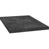 OPTIFIT Arbeitsplatte Luzern, 38 mm stark, Tiefe 60 cm, große Auswahl an Breiten schwarz 50 cm x 3,8 cm x 60 cm