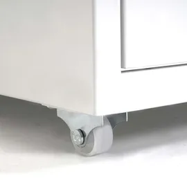 Mendler Boston Rollcontainer 48x28x41 cm weiß