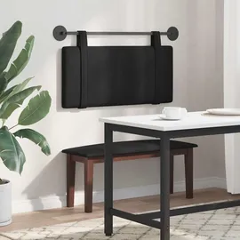 vidaXL Hängendes Kopfteil Schwarz Stoff