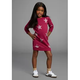 Kidsworld Sweatkleid in bordeaux | Gr.: 104/110