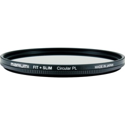 Marumi Polarisation-Serie Slim Fit (62 mm, Polarisationsfilter), Objektivfilter, Grau