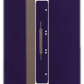 Q-Connect Heftstreifen PP, A4 lang, 31x4,5cm, blau, Metalldeckleiste