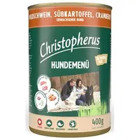 Allco Christopherus Menue Adult mit Wildschwein, Süßkartoffel, Cranberry 6 x 400 g