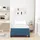 vidaXL Boxspringbett 100 x 200 cm Dunkelblau