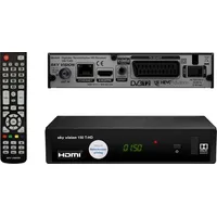 Sky Vision 150 T-HD, 1080p HDTV DVB-T2 Receiver, USB, HDMI, SCART, Coaxial - Schwarz