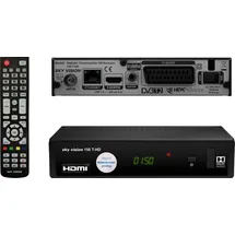 Sky Vision 150 T-HD, 1080p HDTV DVB-T2 Receiver, USB, HDMI, SCART, Coaxial - Schwarz