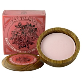 Geo. F. Trumper's Rose Shaving Soap Wooden Bowl 80 g