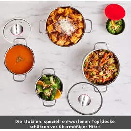 KARACA Emirgan Topf-Set 8-tlg. Kochtopf + Bratentopf + Fleischtopf + Stieltopf