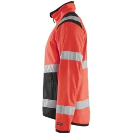 Blåkläder High Vis Softshell Jacke 4877 - high vis rot/schwarz S"