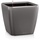 LECHUZA Quadro LS 43 Komplettset 43 x 43 x 40 cm anthrazit metallic