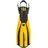 Mares Erwachsene Flossen Fins Plana Avanti X3, Gelb, XL, 410001