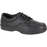 Dr Keller - Herren Halbschuhe, Leder DF2364 (48 EU) (Schwarz) - Schwarz - 48