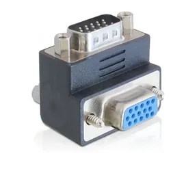 Delock Adapter VGA male / female 270° angled - VGA-Adapter - HD-15 (VGA)
