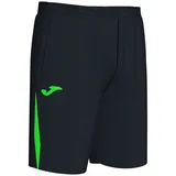 Joma Championship VII Shorts Kinder Schwarz/Grün Fluor 116