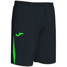 Joma Championship VII Shorts Kinder Schwarz/Grün Fluor 116