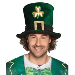 Edler Leprechaun Kleeblatt Zylinder - OS