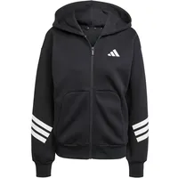 Adidas Future Icons 3-Streifen Reißverschlusspullover Black S