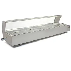 MONSTER SHOP Kukoo Edelstahl Gastro 4 GN Bain Marie