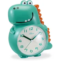 Atlanta Kinderwecker mit Leisegang Dino Grün/Orange