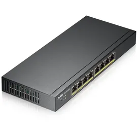 ZyXEL GS1900-8HP V3 8-Port GbE L2 PoE Smart Switch, 802.3at lüfterlos PoE+ 70W