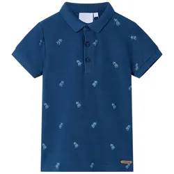 Kinder-Poloshirt Dunkelblau 104