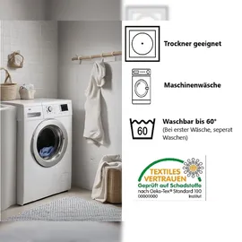 EXKLUSIV HEIMTEXTIL Spannbettlaken Frottee 180 x 200 cm Anthrazit