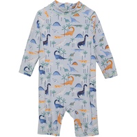 Color Kids - Schwimmanzug Dino Aop in puritan gray, Gr.80,