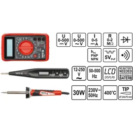 Yato Elektriker-Werkzeugset 68-tlg. schwarz