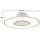 LINDBY Romea 0 cm Deckenventilator Silber
