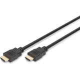 Digitus HDMI-Kabel 1 m Schwarz