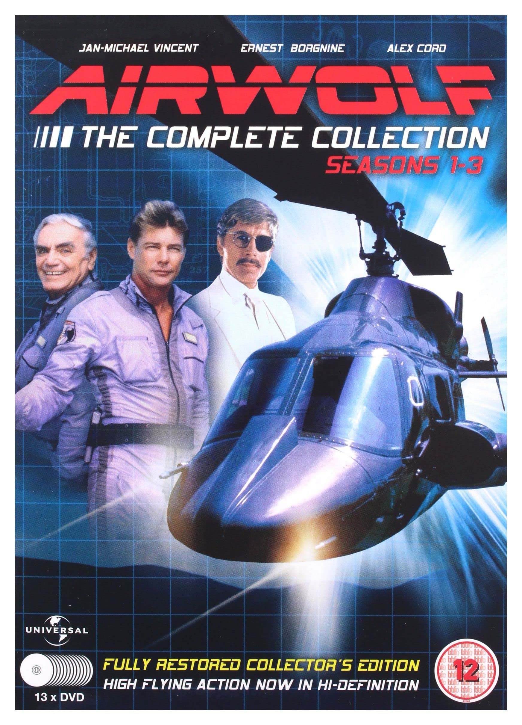 Airwolf - The Complete Collection:Seasons 1-3 - 13 DVD Set [DVD] [UK Import]