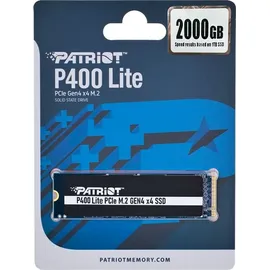 Patriot P400 Lite 2TB, M.2 2280 - M-Key / PCIe 4.0 x4, Kühlkörper (P400LP2KGM28H)