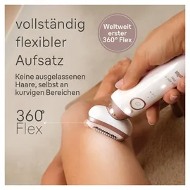 Braun Silk-épil 9 Flex 9-030 3D SensoSmart Wet&Dry weiß/ rosegold
