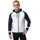 Joma Lider Kapuzen-Trainingsjacke Herren Weiß/Marineblau M