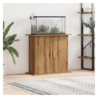 vidaXL Aquariumständer Artisan-Eiche 81x36x73 cm Holzwerkstoff