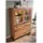 Massivmoebel24 Vitrine Villanders 103 x 40 x 148 cm Natur geölt