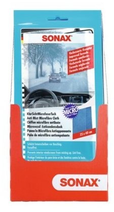 Sonax Fensterreiniger 421200 KlarSichtMicrofaserTuch, 04212000 weiß